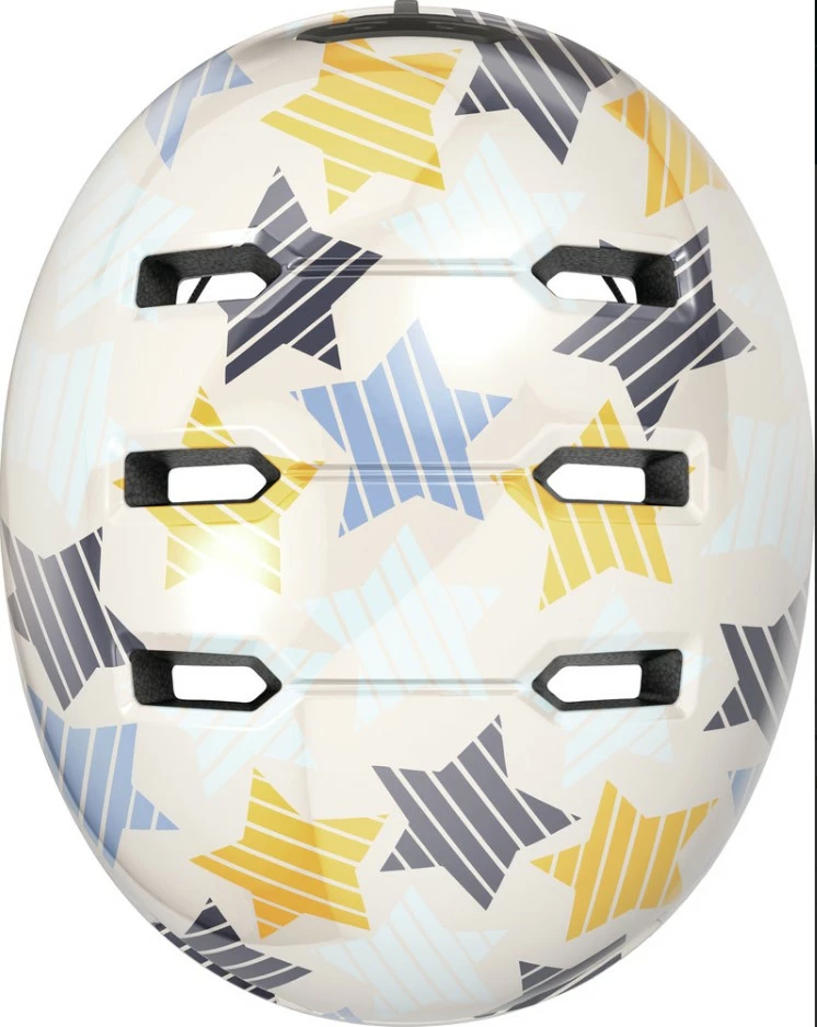 Abus Hjelm Skurb Kid M/50-55cm – Grey Stars 6 Abus Hjelm Skurb Kid M/50-55cm – Grey Stars - Billede 4