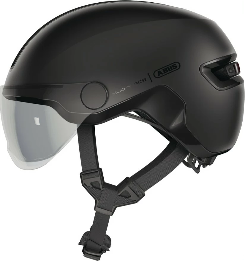 Abus Hjelm Hud-Y ACE M/54-58cm – Velvet Black 3 Abus Hjelm Hud-Y ACE M/54-58cm – Velvet Black