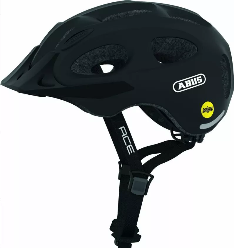 Abus Hjelm Youn-I Ace MIPS M/52-57cm Sort 5 Abus Hjelm Youn-I Ace MIPS M/52-57cm Sort - Billede 3