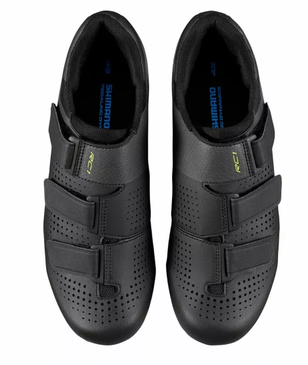 Sko Shimano RC100 LV Road Sort SPD-SL 3 Sko Shimano RC100 LV Road Sort SPD-SL