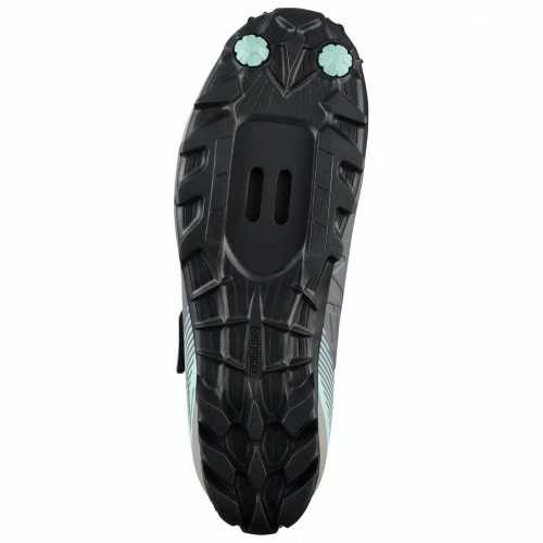 Shimano MTB Sko ME2 Enduro Dame Grå/grøn 5 Shimano MTB Sko ME2 Enduro Dame Grå/grøn - Billede 3