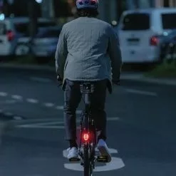 Abus Hjelm Hyban 2.0 LED M/52-58cm – Signal Yellow M/lys -Abus Salg crs media 8680