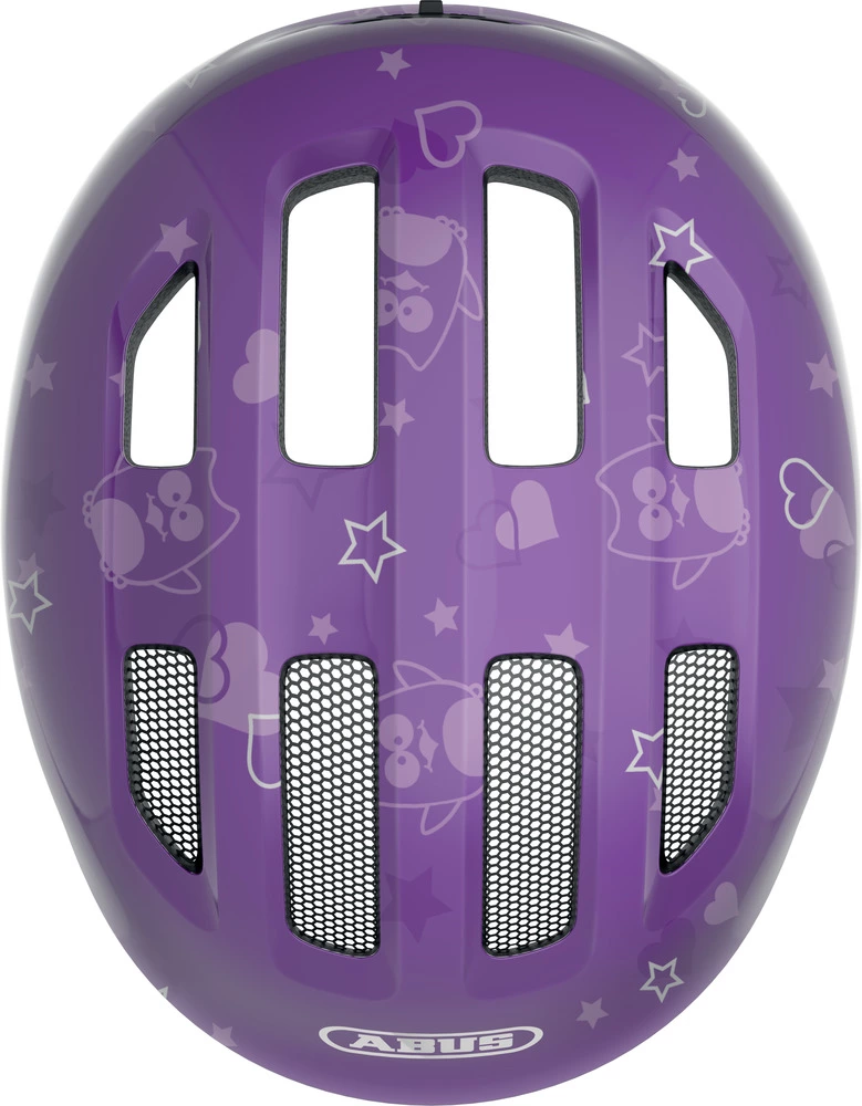 Abus Cykelhjelm Smiley 3.0 M/50-55cm – Purple Star 4 Abus Cykelhjelm Smiley 3.0 M/50-55cm – Purple Star - Billede 2