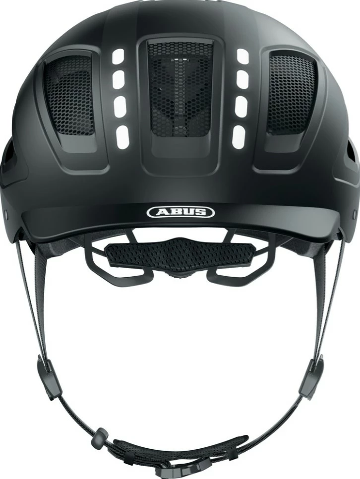 Abus Hjelm Hyban 2.0 LED L/56-61cm – Signal Black 4 Abus Hjelm Hyban 2.0 LED L/56-61cm – Signal Black - Billede 2