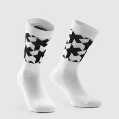 Assos Strømpe EVO Monogram Hvid Str. 43-46