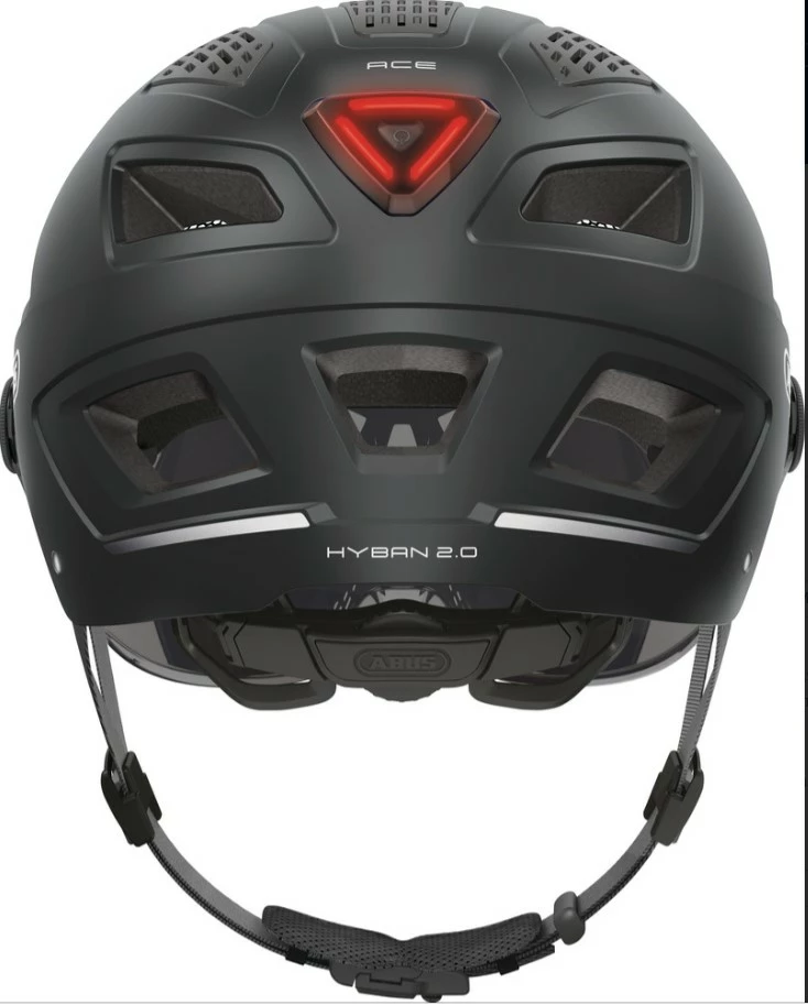 Abus Hjelm Hyban 2.0 Ace M/52-58cm – Velvet Black 5 Abus Hjelm Hyban 2.0 Ace M/52-58cm – Velvet Black - Billede 3