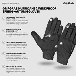 GripGrab Handske Hurricane 2 Windproof Midseason -Abus Salg crs media 9802