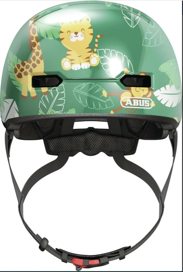 Hjelm Abus Skurb Kid S/45-50cm – Green Jungle 4 Hjelm Abus Skurb Kid S/45-50cm – Green Jungle - Billede 2