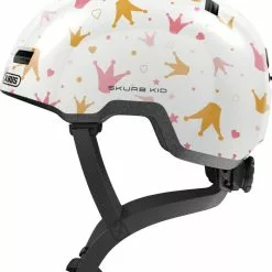 Hjelm Abus Skurb Kid M/50-55cm – White Crowns