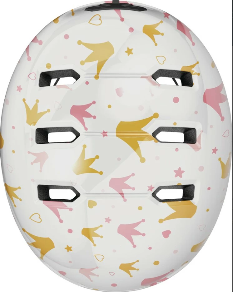 Hjelm Abus Skurb Kid M/50-55cm – White Crowns 6 Hjelm Abus Skurb Kid M/50-55cm – White Crowns - Billede 4